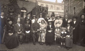 Wedding of Private Walter Davis Gibson and Louisa May Moore