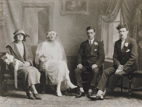 The wedding of Jane Thwaite and William Johns (19 December 1923)