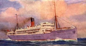 Postcard of the RMS 'Llandovery Castle'