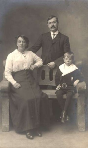 Charles and Isabella Ward with their son