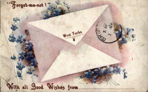 Postcard from Private John Irvine Hargraves to Jessie Longthorne, 7th January 1918 - front