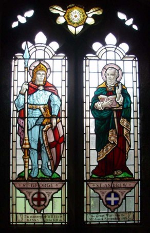 (1b) St Oswald's Church: Stained Glass Memorial Window (William Banks)