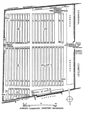 CWGC Cemetery Plan: AUBIGNY COMMUNAL CEMETERY EXTENSION