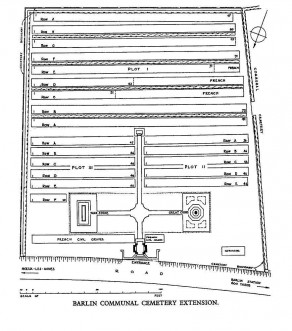 CWGC Cemetery Plan: BARLIN COMMUNAL CEMETERY EXTENSION