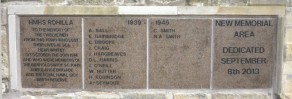 (1c) War Memorial: New Memorial Area, panel no 2 (HMHS 'Rohilla')
