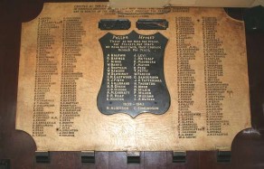(5) Conservative Club: memorial plaque & Roll of Honour