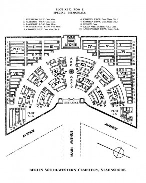 CWGC Cemetery Plan: BERLIN SOUTH-WESTERN CEMETERY