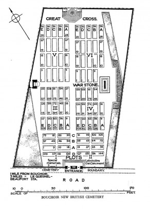 CWGC Cemetery Plan: BOUCHOIR NEW BRITISH CEMETERY