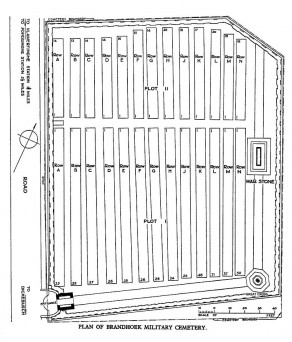CWGC Cemetery Plan: BRANDHOEK MILITARY CEMETERY