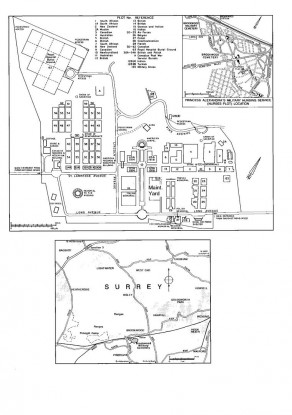 CWGC Cemetery Plan: BROOKWOOD MILITARY CEMETERY