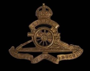 Regiment / Corps / Service Badge: Canadian Field Artillery