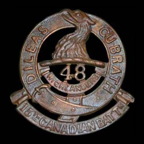 Regiment / Corps / Service Badge: Canadian Infantry