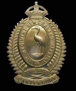 Regiment / Corps / Service Badge: Canterbury Regiment