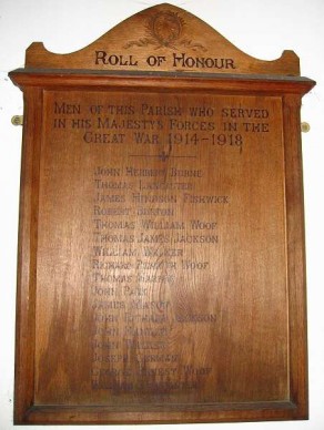 (2b) St Mark's Church: Roll of Honour