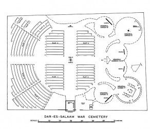 CWGC Cemetery Plan: DAR ES SALAAM WAR CEMETERY