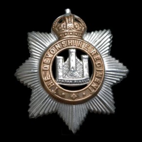 Regiment / Corps / Service Badge: Devonshire Regiment