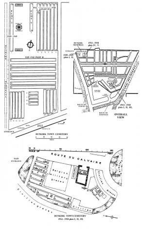 CWGC Cemetery Plan: DUNKIRK TOWN CEMETERY