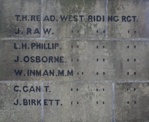 (1) War Memorial: detail no 1
