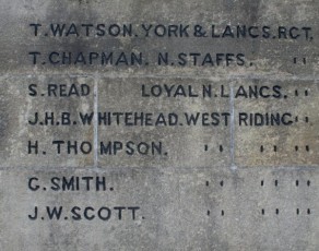 (1) War Memorial: detail no 3