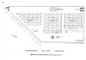 CWGC Cemetery Plan: ESQUELBECQ MILITARY CEMETERY