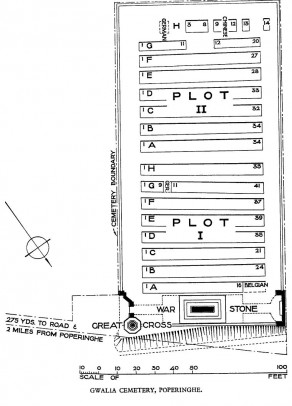 CWGC Cemetery Plan: GWALIA CEMETERY