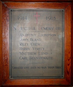 (2) Mission Church: memorial plaque