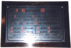 (2) Wesleyan Methodist Chapel: memorial plaque