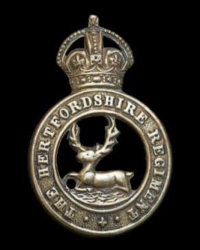 Regiment / Corps / Service Badge: Hertfordshire Regiment