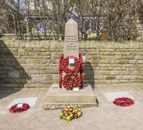 (6) Commemorative Stones: Lance Corporal Charles Graham Robertson V.C., M.M. (1879-1954) & Rev. Theodore Bayley Hardy V.C., D.S.O., M.C. (Courtesy of Allan Hartley, High Bentham)