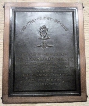 (4b) St John's Church, Ben Rhydding: private memorial plaque (William Sutton Smeeth)