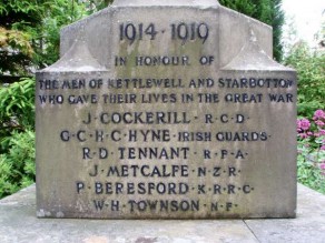 (1) War Memorial - detail