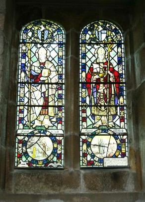 (1b) St Michael's Church: stained glass memorial window (Robert Falshaw Morkill)