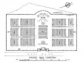 CWGC War Memorial Plan: KIRKEE 1914-1918 MEMORIAL