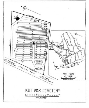 CWGC Cemetery Plan: KUT WAR CEMETERY