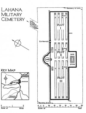 CWGC Cemetery Plan: LAHANA MILITARY CEMETERY