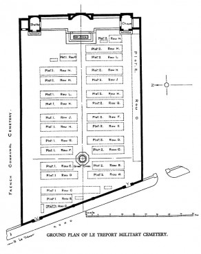 CWGC Cemetery Plan: LE TREPORT MILITARY CEMETERY
