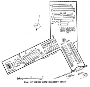 CWGC Cemetery Plan: OXFORD ROAD CEMETERY