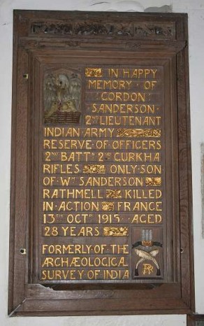 (2c) Holy Trinity Church: carved wooden panel (Gordon Sanderson)
