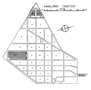 CWGC Cemetery Plan: RAWALPINDI WAR CEMETERY