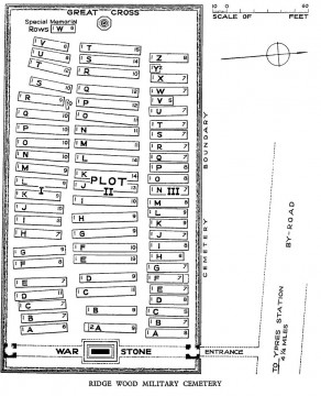 CWGC Cemetery Plan: RIDGE WOOD MILITARY CEMETERY