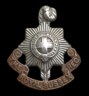 Regiment / Corps / Service Badge: Royal Sussex Regiment