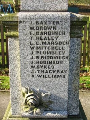 (1) War Memorial - detail