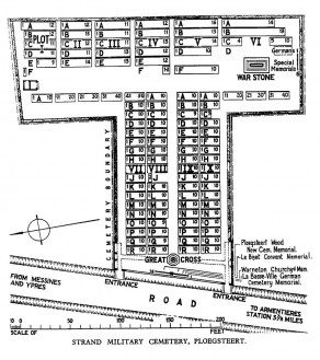 CWGC Cemetery Plan: STRAND MILITARY CEMETERY