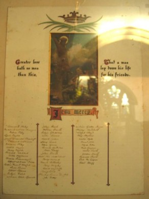 (3) St Thomas's Church: Roll of Honour - the fallen