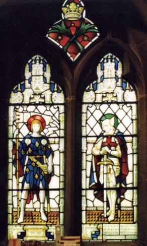 (4) St Thomas's Church: stained glass memorial window