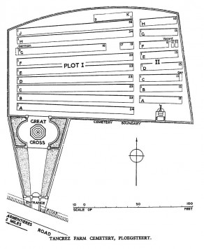 CWGC Cemetery Plan: TANCREZ FARM CEMETERY