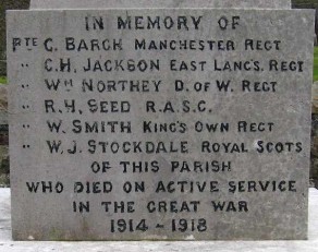 (1) War Memorial - Detail