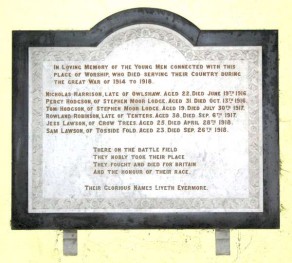 (3) Mount Sion Congregational Chapel: marble tablet