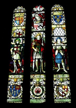 (2a) Church of St John the Baptist: stained glass memorial window (Eric Brown Lees)