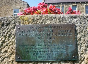 (2) Village Memorial Plaque